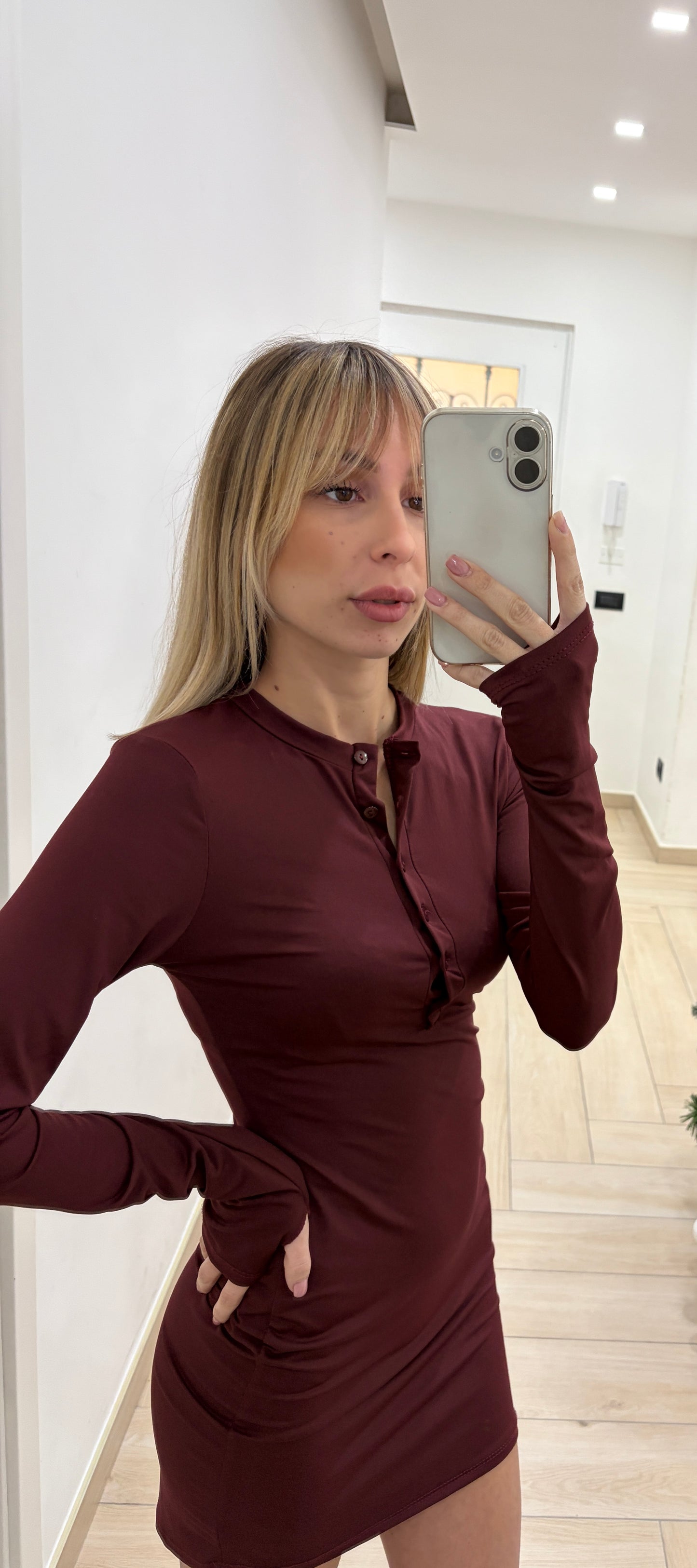 Dress bottoncini