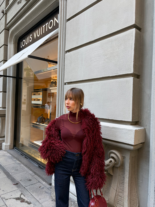 Body Semivelato bordeaux