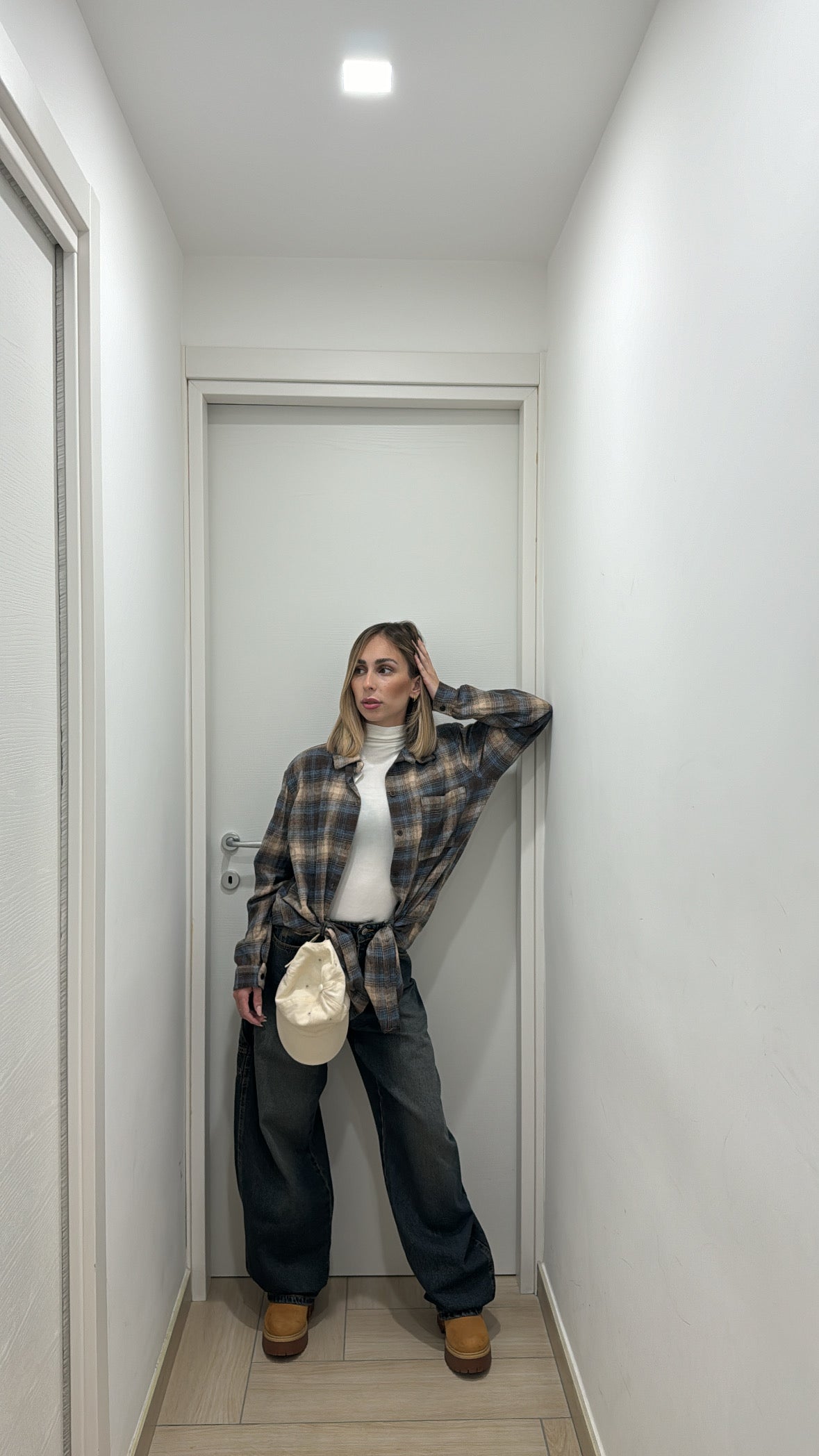 Camicia Quadri con spalline