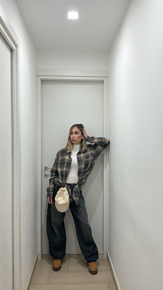 Camicia Quadri con spalline