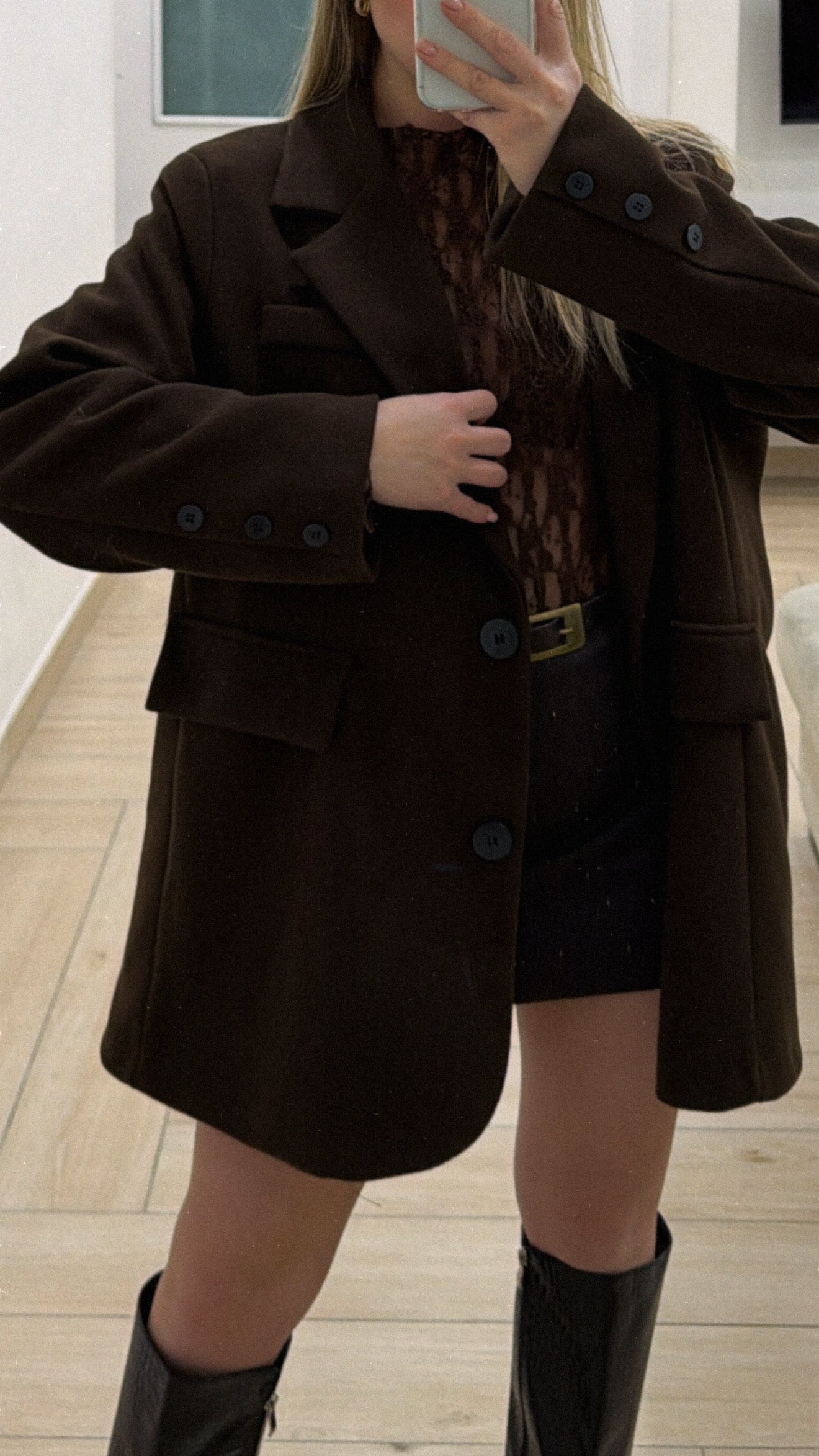 Giacca cappotto oversize