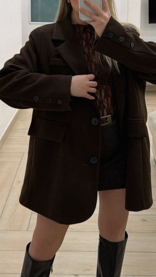 Giacca cappotto oversize